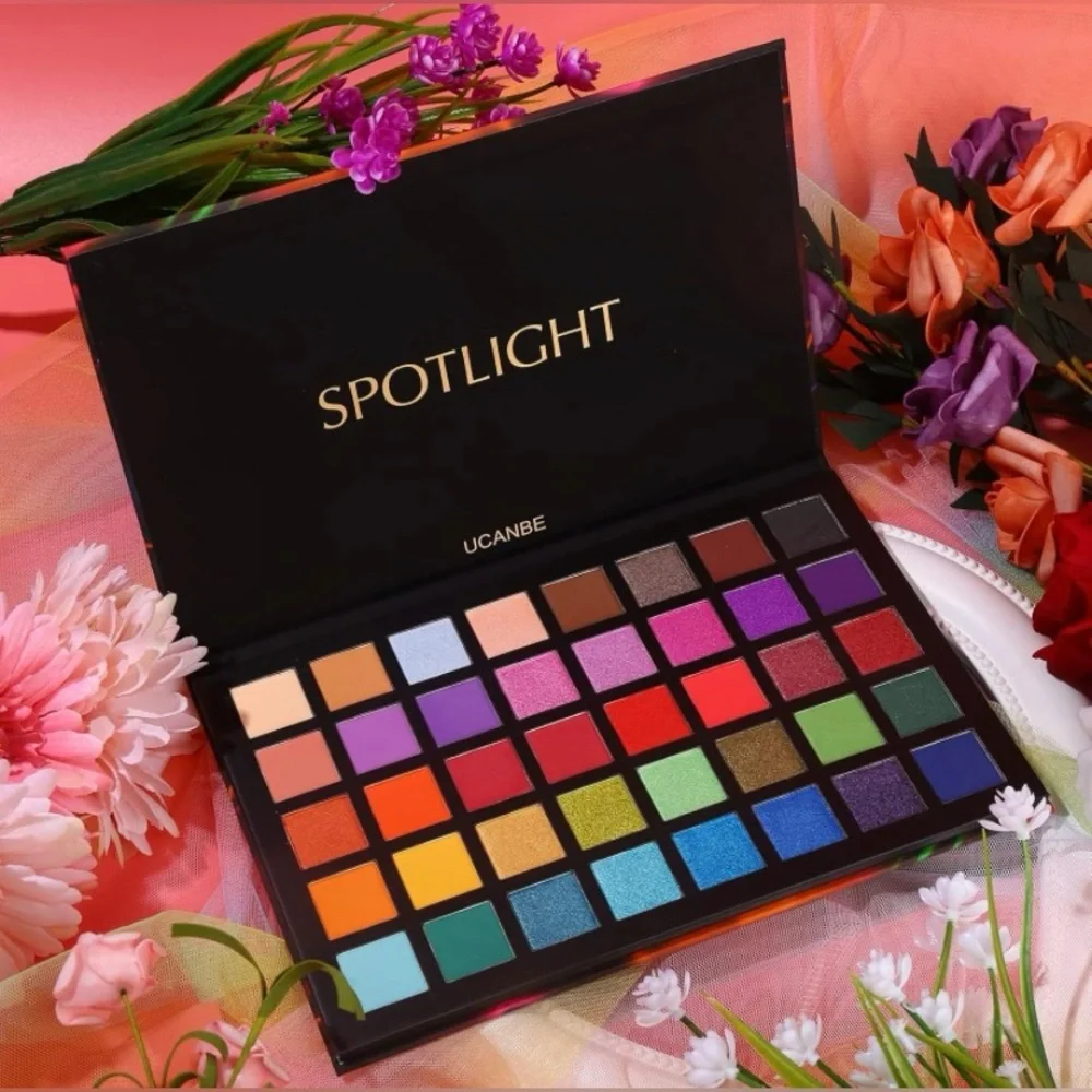 Spotlight 40 Eyeshadow Palette Professional Matte Shimmer Powder Waterproof-NWT